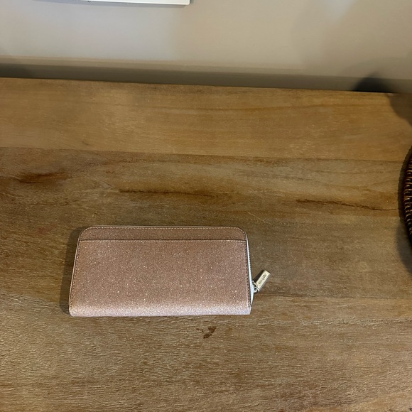 Kate Spade Glimmer Zip Around Wallet (Rose Gold) - LIKE NEW!! - Picture 8 of 8